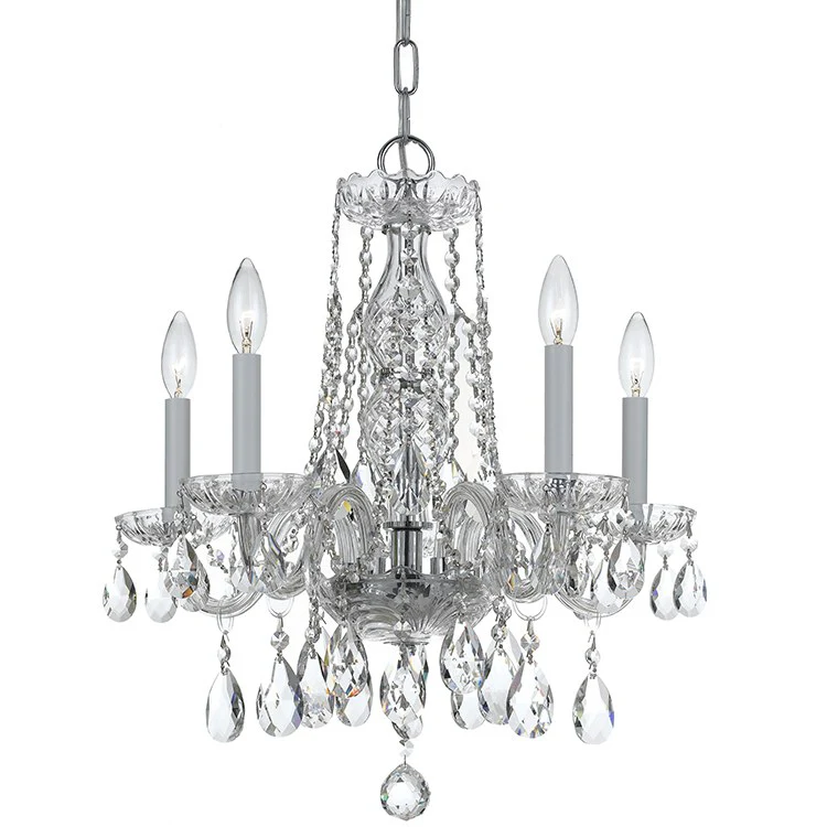 Traditional Crystal Five-Light Mini Chandelier - Frankwebs