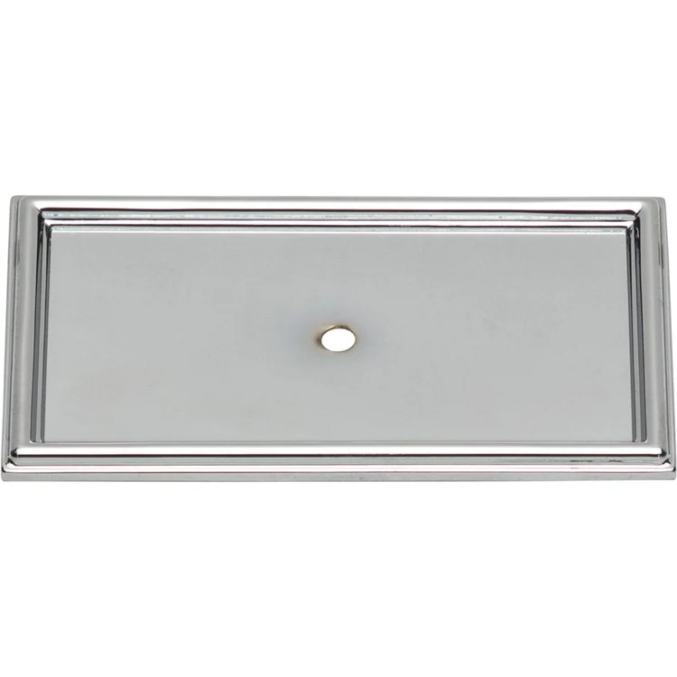 Backplate Atlas Campaign Rope 3-11/16 Inch Polished Chrome Zinc Alloy - Frankwebs