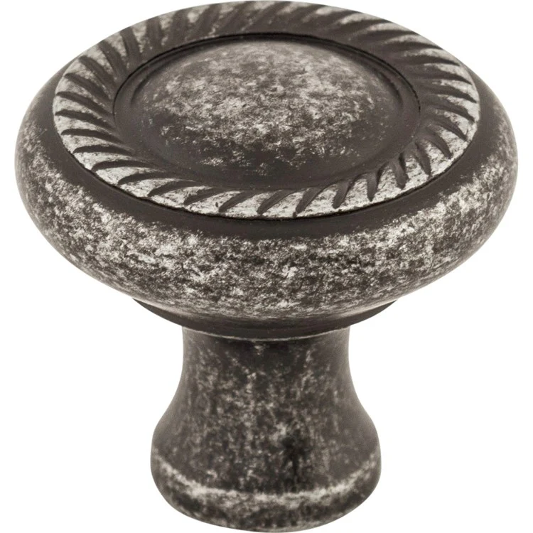 Knob Somerset Swirl Cut Round Brushed Satin Nickel Zinc Alloy 1-1/4 Inch 1-1/8 Inch - Frankwebs