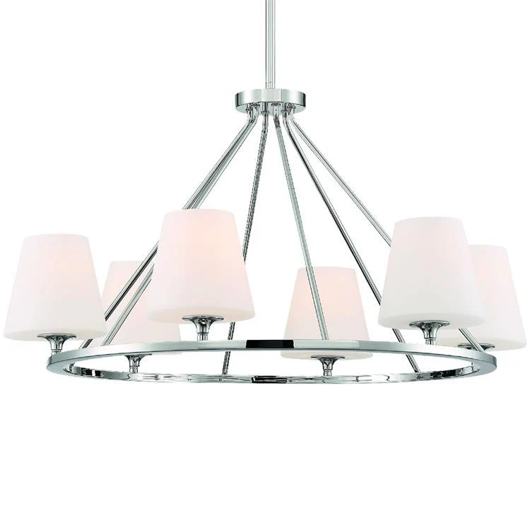 Keenan Six-Light Chandelier - Frankwebs