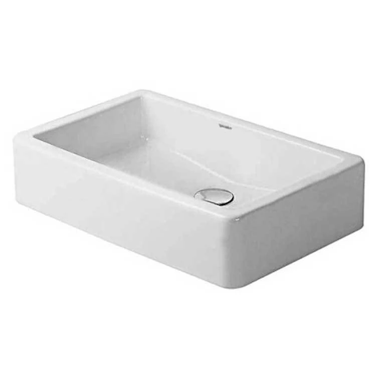 Lavatory Sink Vero Ground WonderGliss Surface Treatment Less Overflow 15 x 23-5/8 Inch Rectangle White - Frankwebs