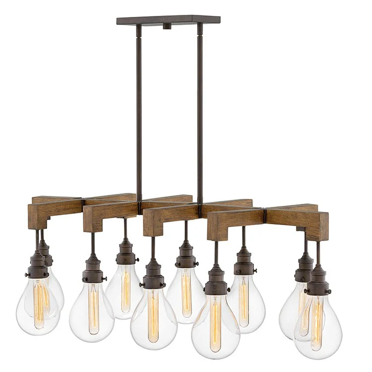 Denton Ten-Light Linear Chandelier - Frankwebs