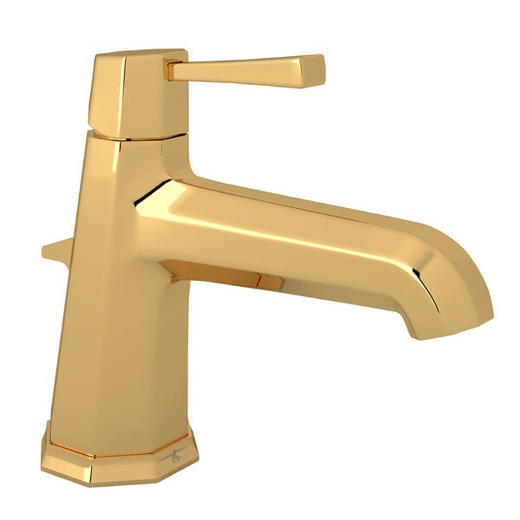 Lavatory Faucet Deco 1 Lever English Gold 1.2 Gallons per Minute Fixed Spout - Frankwebs