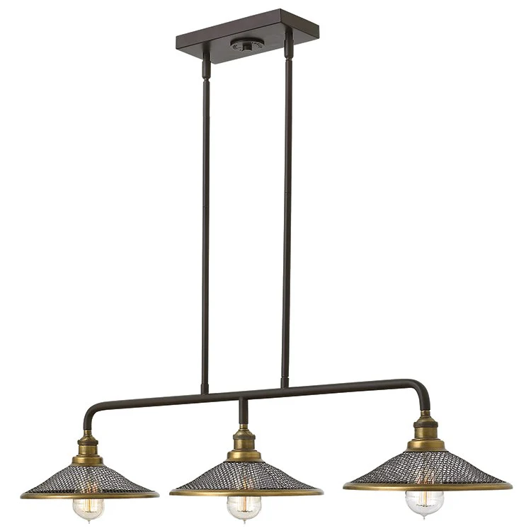 Rigby Three-Light Linear Chandelier - Frankwebs
