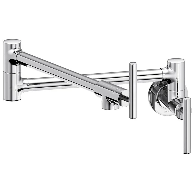 Pot Filler Avado Wall Mount 2 Lever ADA Chrome - Frankwebs