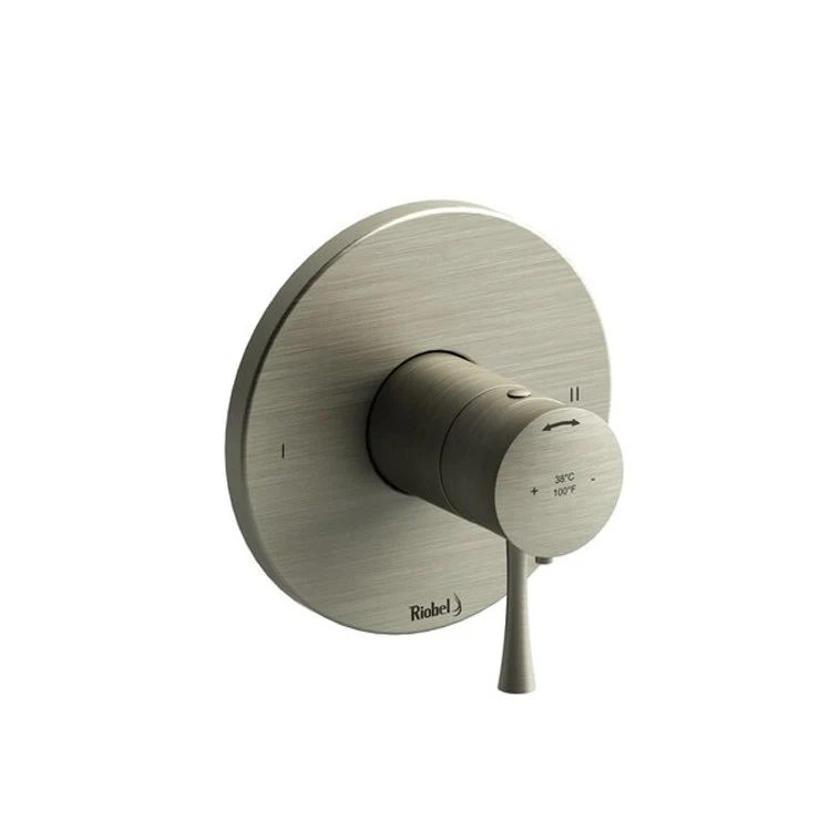 Thermostatic and Pressure Balance Valve Trim Edge No Share 3 Function 1 Lever Chrome 1/2 Inch ADA for R23/R23-SPEX/or R23-EX Rough Brass 6 Inch - Frankwebs