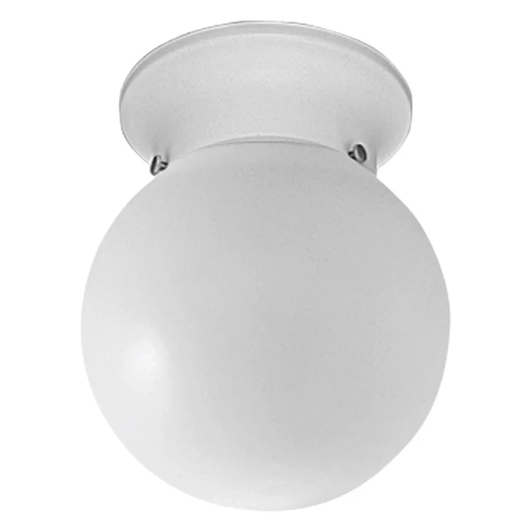 Madison Single-Light Flush Mount Ceiling Light with Globe Shade - Frankwebs