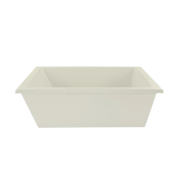 Soaking Tub Designer Collection Lexie 66 x 36 Inch Freestanding Tub Only End Biscuit Acrylic - Frankwebs