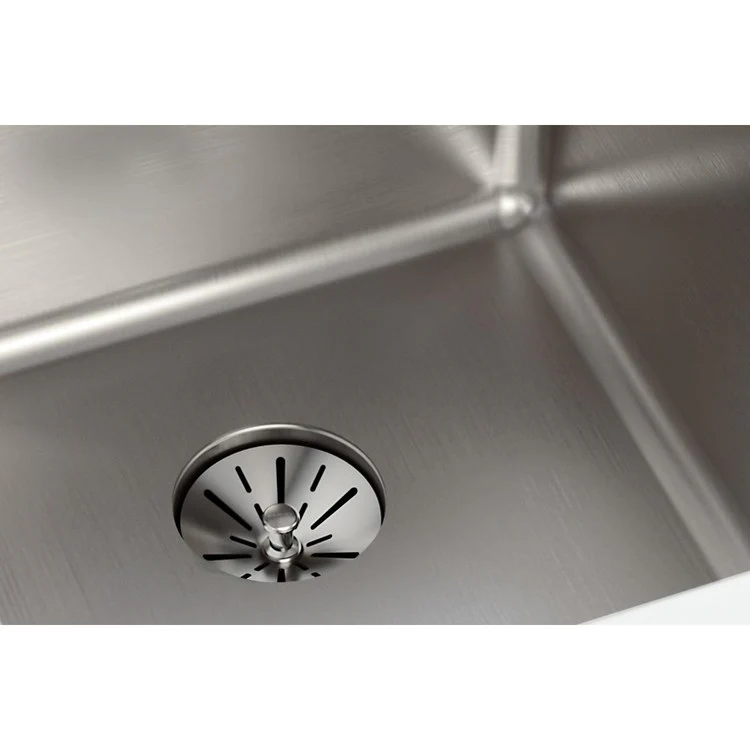 Kitchen Sink Lustertone Iconix 16 x 18.5 Inch Single Bowl with Perfect Drain Luminous Satin Undermount - Frankwebs