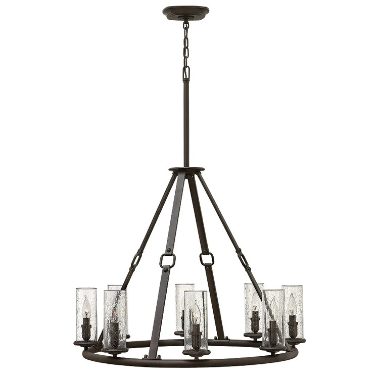 Dakota Eight-Light Single-Tier Chandelier - Frankwebs