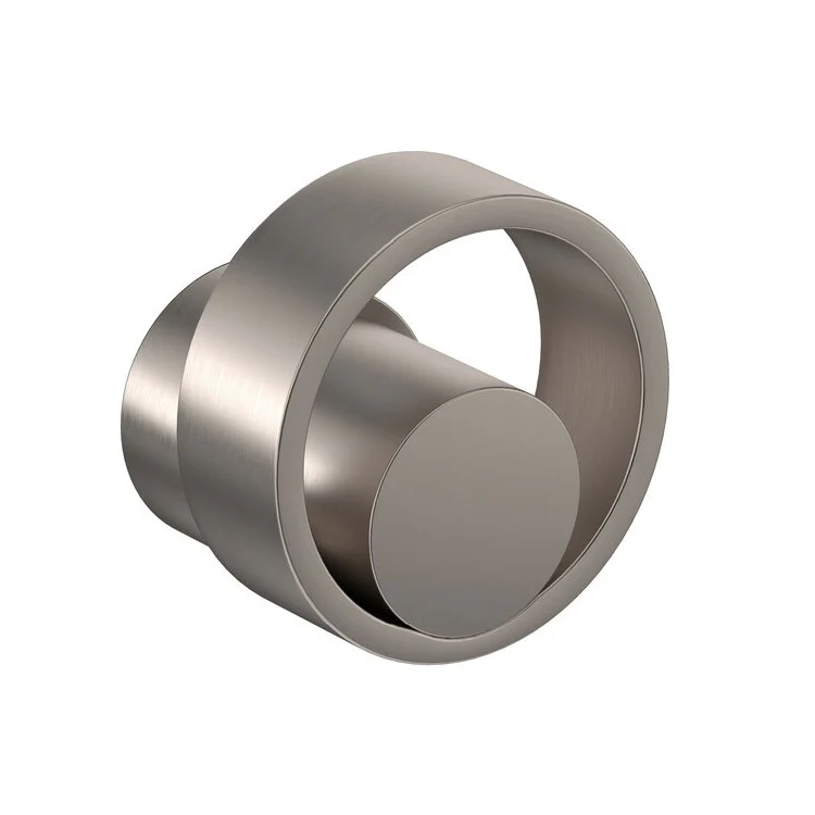 Volume Control Trim Eclissi with Diverter 1 Circular Handle Matte Black/Satin Nickel - Frankwebs