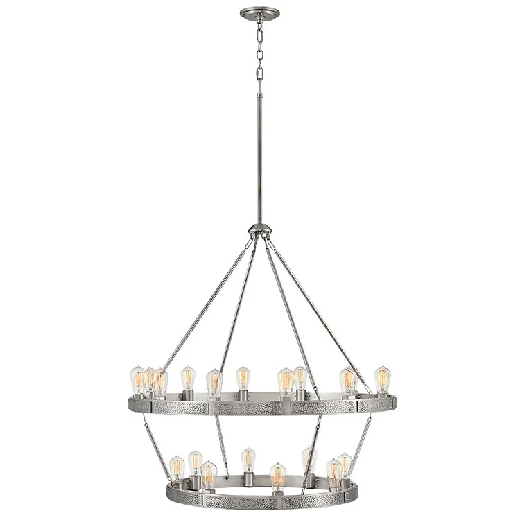 Everett Twenty-Light Two-Tier Chandelier - Frankwebs
