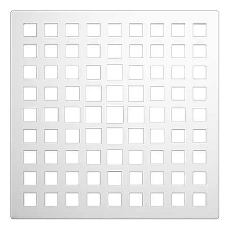 Shower Drain Tub and Shower Square Grid 6 Inch Satin Brass PVD Brass for Drain Throat 277-02 6 Inch - Frankwebs