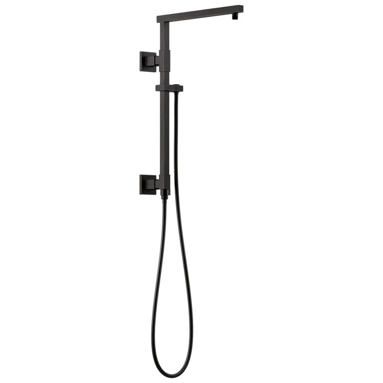 Shower Column Emerge Universal Showering Components Angular Matte Black 18 Inch - Frankwebs