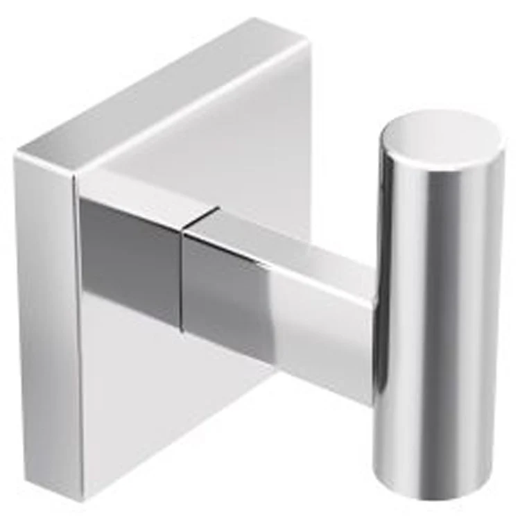 Robe Hook Triva Single Brushed Nickel 2-5/16 Inch 2-1/4 Inch Concealed Screw Zinc - Frankwebs