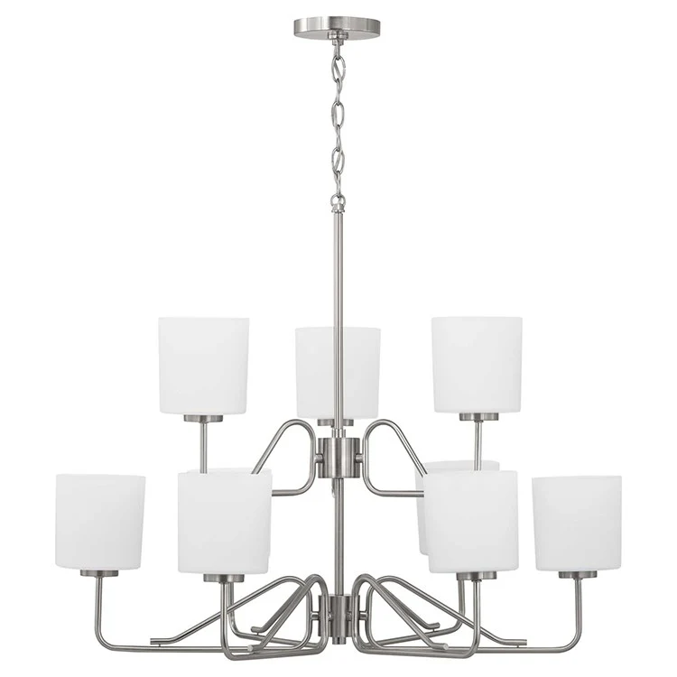Tobin Nine-Light Two-Tier Chandelier - Frankwebs