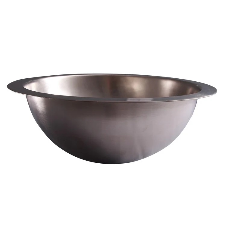 Lavatory Bowl Birk Single Bowl 14 Inch Satin Nickel 5-1/2 Inch - Frankwebs
