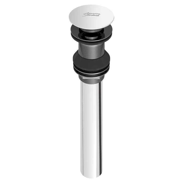 Push/Pop-Up Drain without Overflow - Polished Chrome - Frankwebs