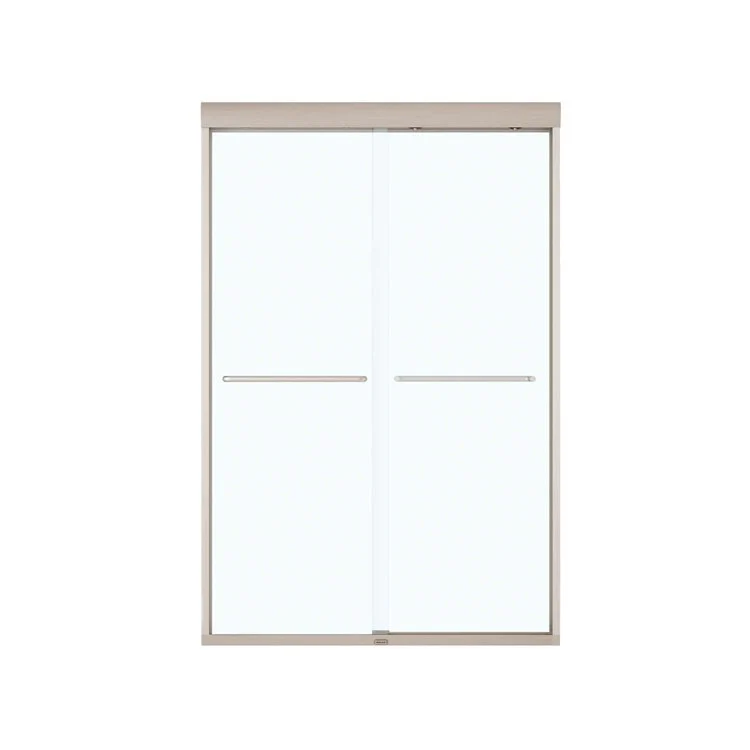 Shower Door Kameleon SC Sliding 47L x 71H Inch Brushed Nickel Clear 5/16 Inch 43 to 47x71 Inch - Frankwebs