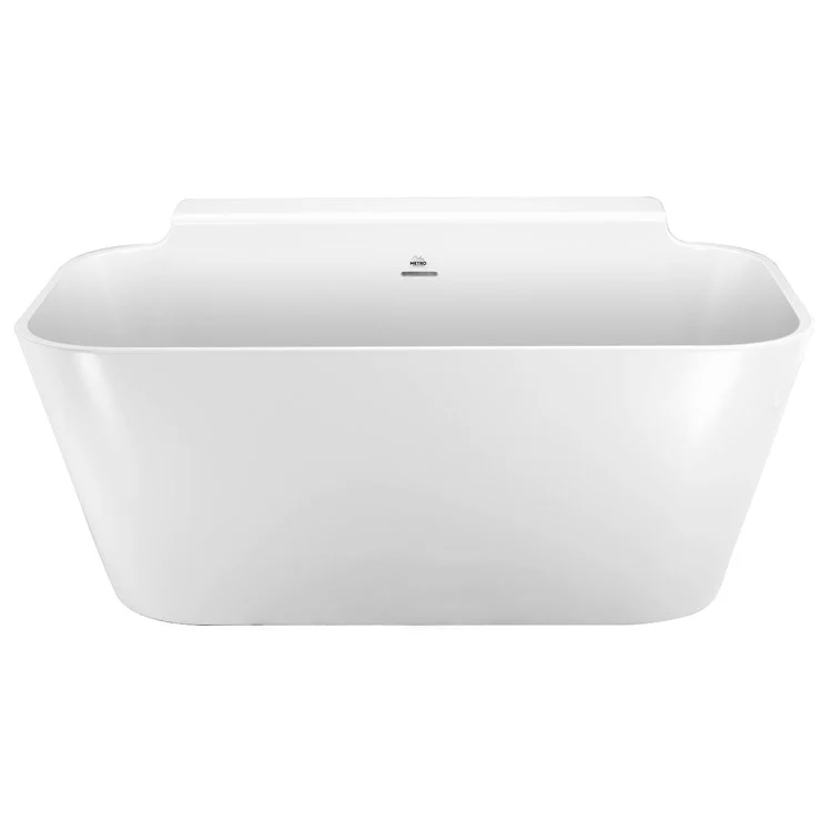 Air Tub Metro Collection Richmond Freestanding White Rectangle Hydroluxe SS 57 x 36 x 24 Inch - Frankwebs