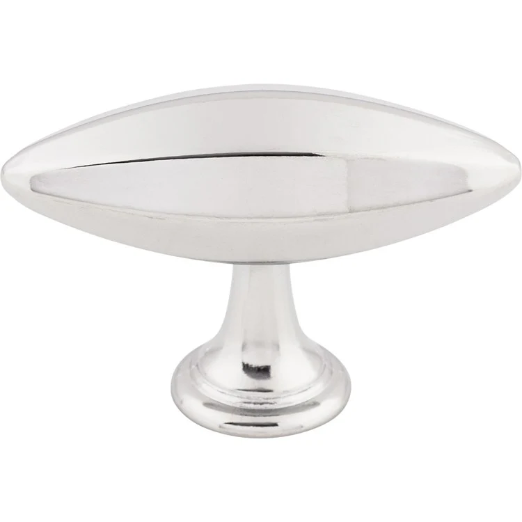 Knob Chareau T Small Polished Chrome Zinc Alloy 1-15/16 Inch - Frankwebs