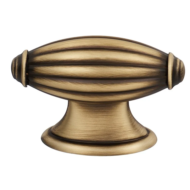 Knob Tuscany Antique English Matte Brass 1-7/8 Inch 1-1/4 Inch 1-1/4 Inch - Frankwebs