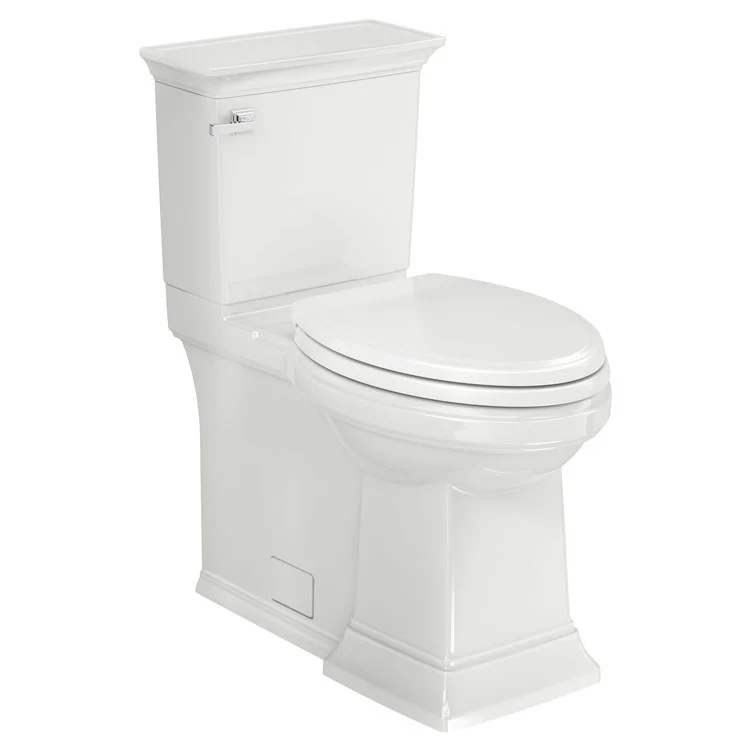 Town Square Two-Piece Skirted Right Height Elongated Toilet with Seat - Frankwebs