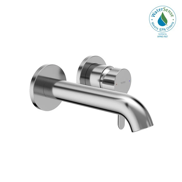 Lavatory Faucet LB Wall Mount 1 Lever ADA WaterSense Polished Chrome 1.2 Gallons per Minute - Frankwebs