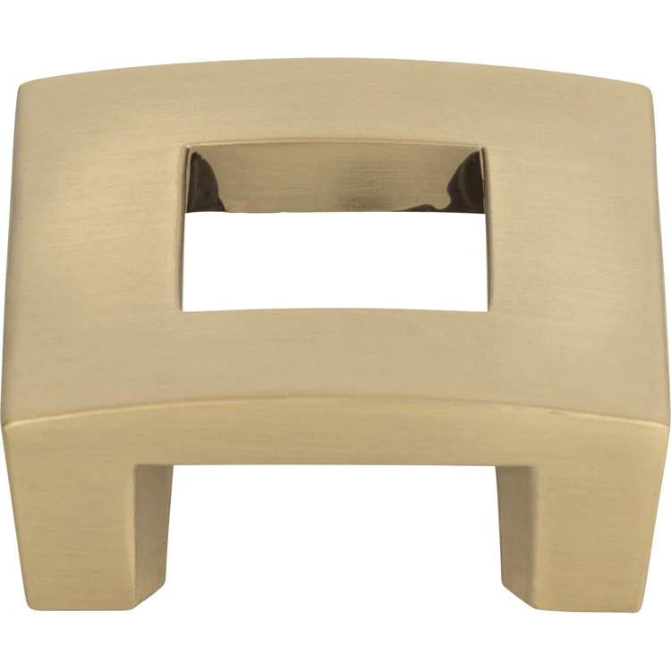 Knob Atlas Centinel Square Champagne Zinc Alloy 1-1/4 Center to Center Inch 3/4 Inch - Frankwebs