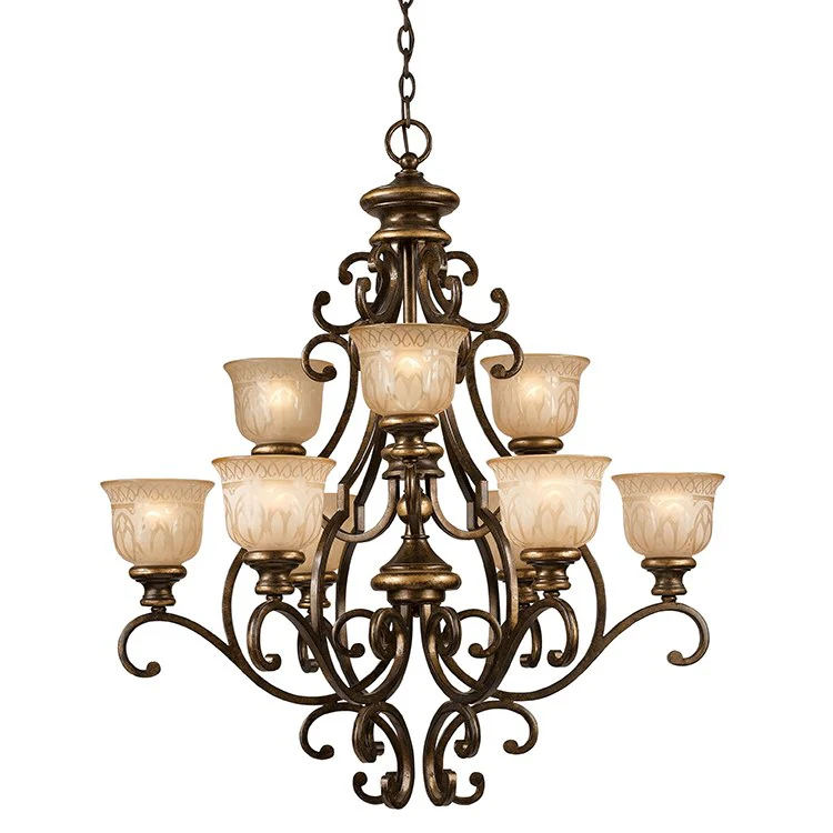 Norwalk Nine-Light Chandelier - Frankwebs