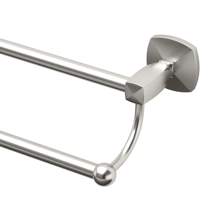 Towel Bar Jewel 24 Inch Double Chrome Wall Mount Metal - Frankwebs