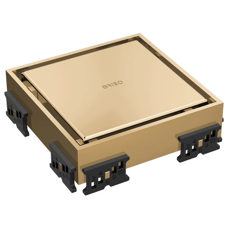 Square Drain Reversible Point 4 Inch Brilliance Brushed Nickel Stainless Steel for Shower - Frankwebs