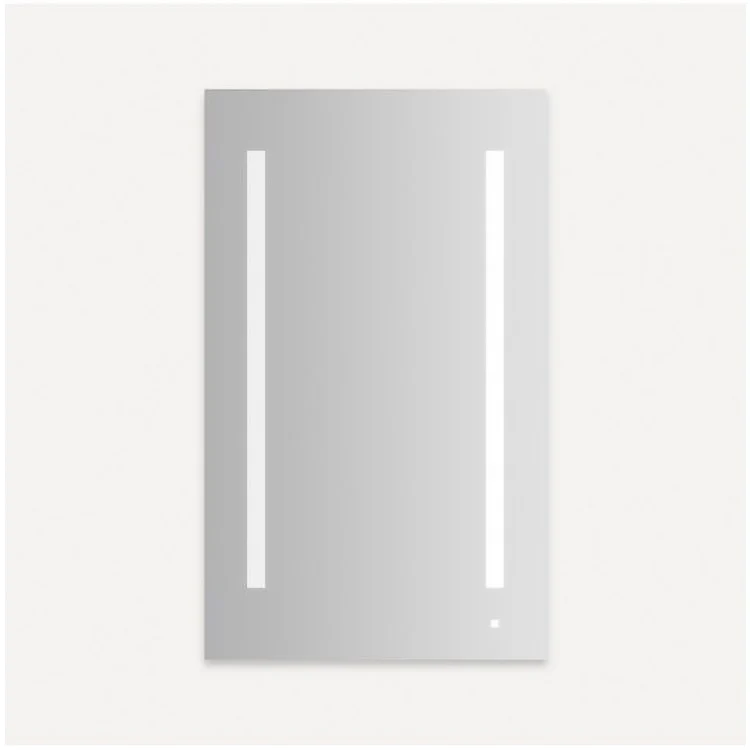 Medicine Cabinet AiO 24W x 40H x 4D Inch 1 Doors Mirror Flat Top Aluminum Yes Left Hand Side Recessed/Surface Cool White LUM Lighting 4000 Kelvin - Frankwebs