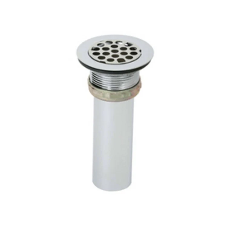 Drain Fitting with Body Grid Strainer and Tailpiece 3 x 6 Inch Stainless Steel 2-4/5 Inch - Frankwebs
