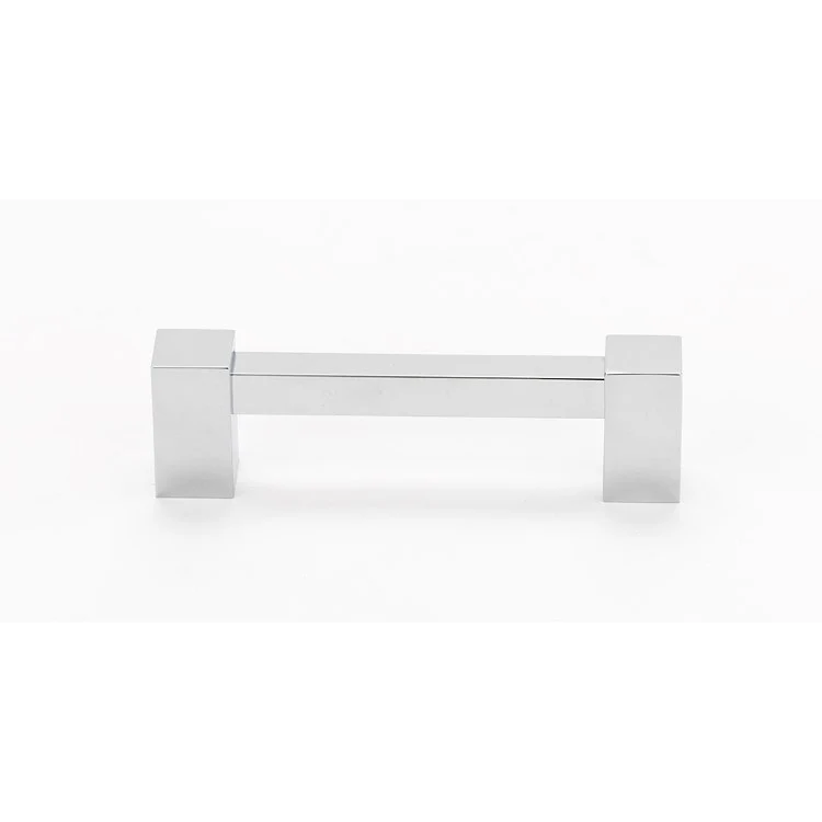 Pull Contemporary II Satin Brass 3-1/2 Inch 4-1/8 Inch 1-3/16 Inch - Frankwebs