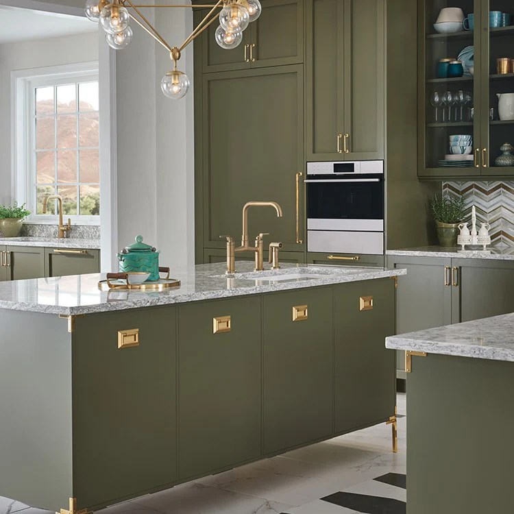 Litze Two Handle Kitchen Bridge Faucet with Square Spout/Industrial Handle/Side Sprayer - Frankwebs