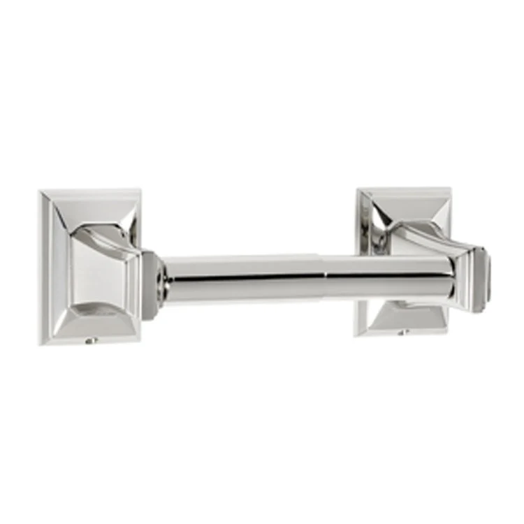 Toilet Paper Holder Geometric Bath Polished Nickel 6-1/4 to 8-3/4 Inch 3-1/4 Inch Wall Mount - Frankwebs