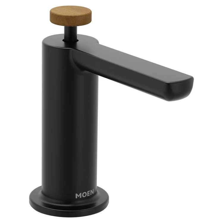 Soap Dispenser Tenon Modern Matte Black Deck Mount 18 Ounce - Frankwebs