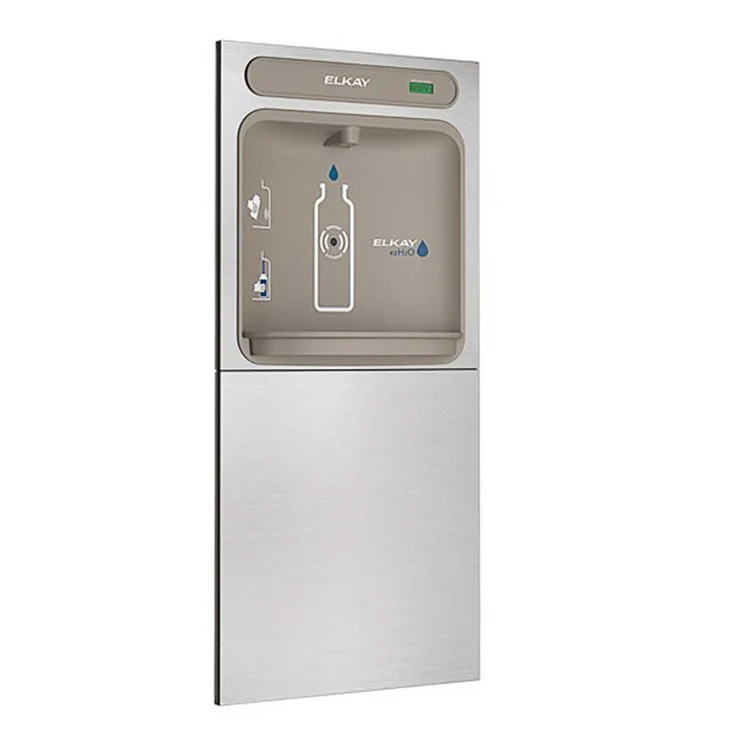 EZH2O In-Wall Recessed Bottle Filling Station with Solid Panel - Frankwebs