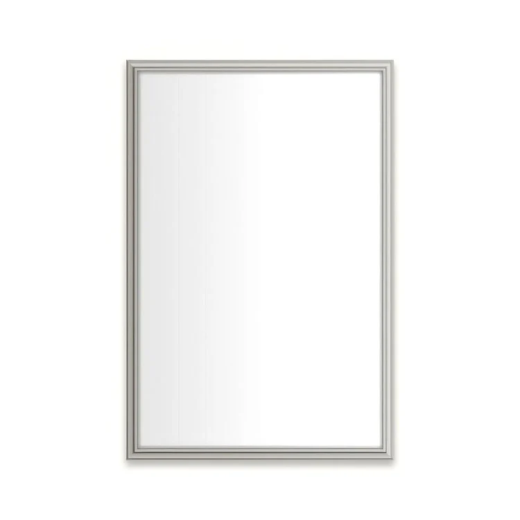 Medicine Cabinet Main Line 20 x 30 Inch 1 Doors Framed Mirror Brushed Black Flat Top Rosemont Frame Slow Close Hinges 4 Inch - Frankwebs