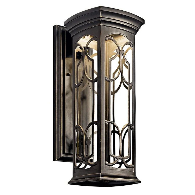 Franceasi Single-Light LED Outdoor Wall Lantern - Frankwebs