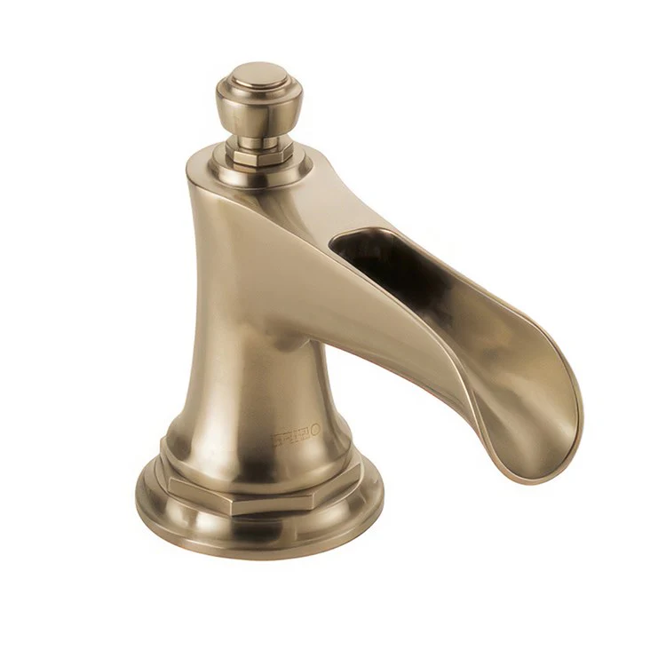 Rook Two Handle Widespread Channel Spout Bathroom Faucet without Handles - Frankwebs