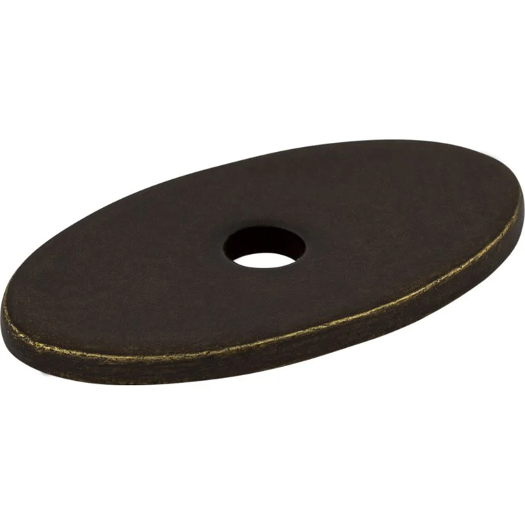 Backplate Sanctuary Oval 1-1/4 Inch German Bronze Steel TK58GBZ - Frankwebs