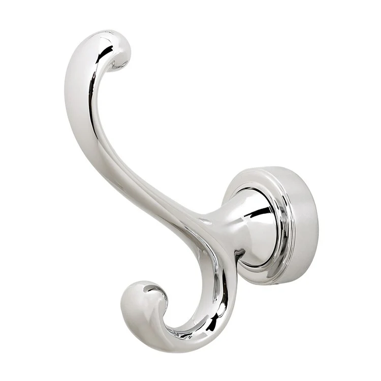 Robe Hook Infinity Bath Universal Polished Chrome 4-1/16 Inch 3-3/16 Inch Wall Mount Brass - Frankwebs