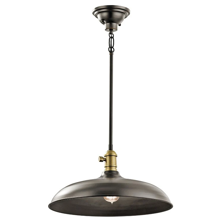 Cobson Single-Light Pendant/Semi-Flush Mount Ceiling Fixture - Frankwebs