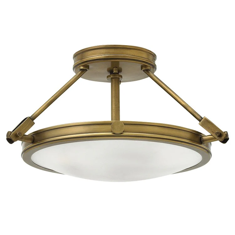 Collier Three-Light Semi-Flush Mount Ceiling Light - Frankwebs