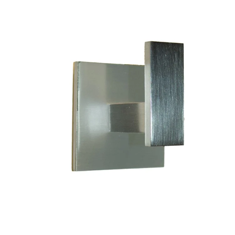 Robe Hook Morro Bay Single Satin Nickel 2-5/16 Inch 1-5/8 Inch Concealed Brass - Frankwebs