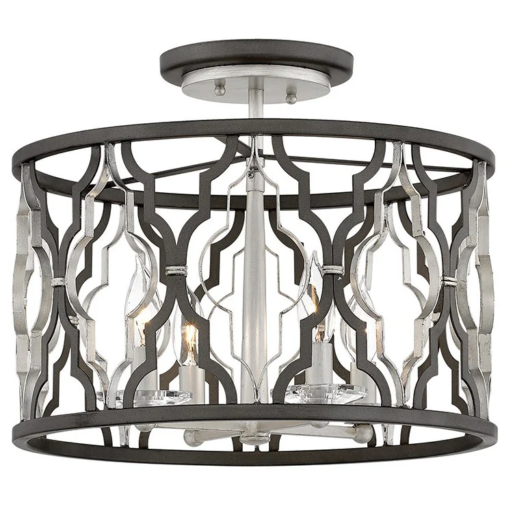 Portico Four-Light Semi-Flush Mount Ceiling Fixture - Frankwebs