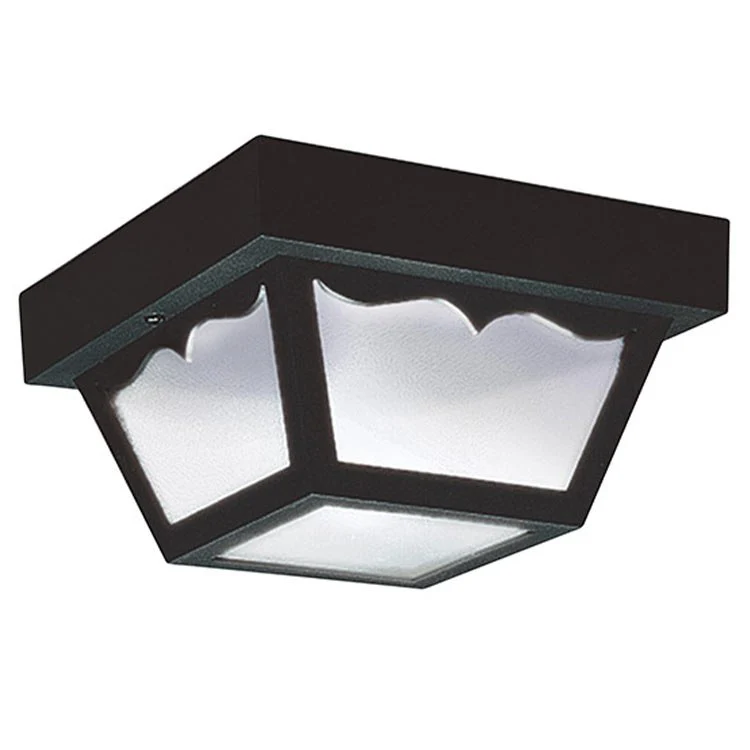 Single-Light Outdoor Flush Mount Ceiling Fixture - Frankwebs
