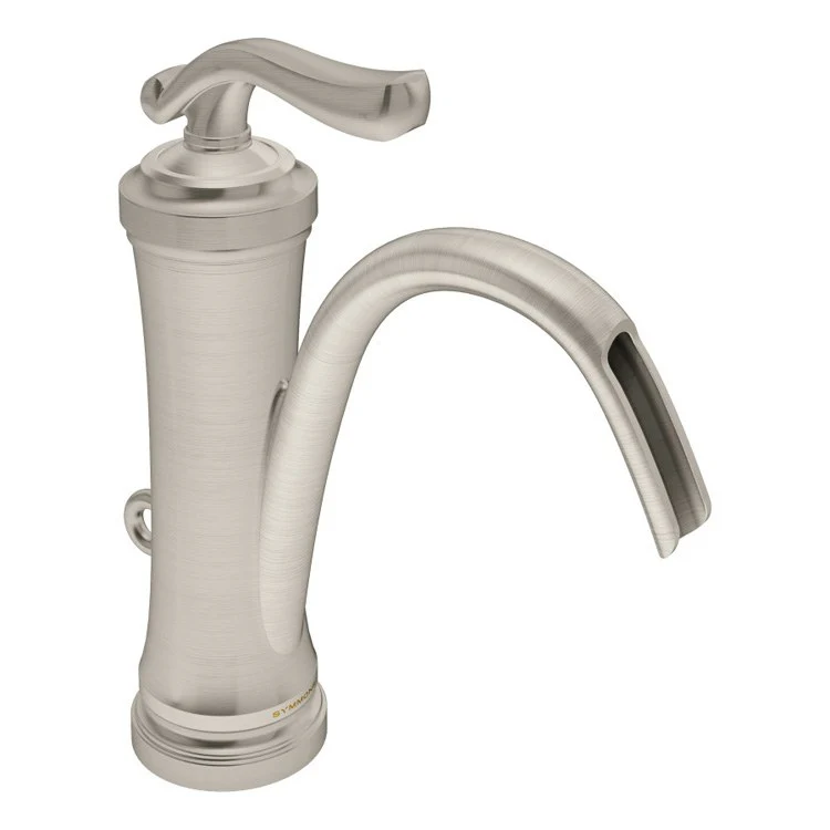 Lavatory Faucet Winslet 1 Lever ADA Satin Nickel 1.0 Gallons per Minute Lift Rod and Pop-Up Drain Assembly 4 Inch - Frankwebs